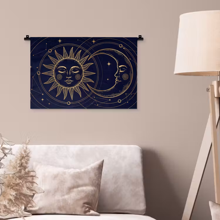 Wandteppich - Sonne – Mond – Astrologie — 2