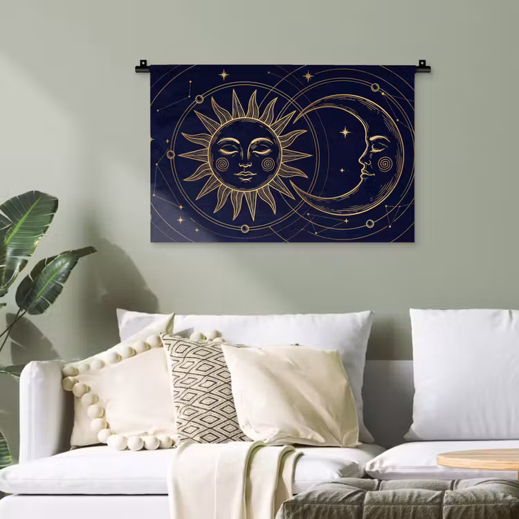 Wandteppich - Sonne – Mond – Astrologie — 4