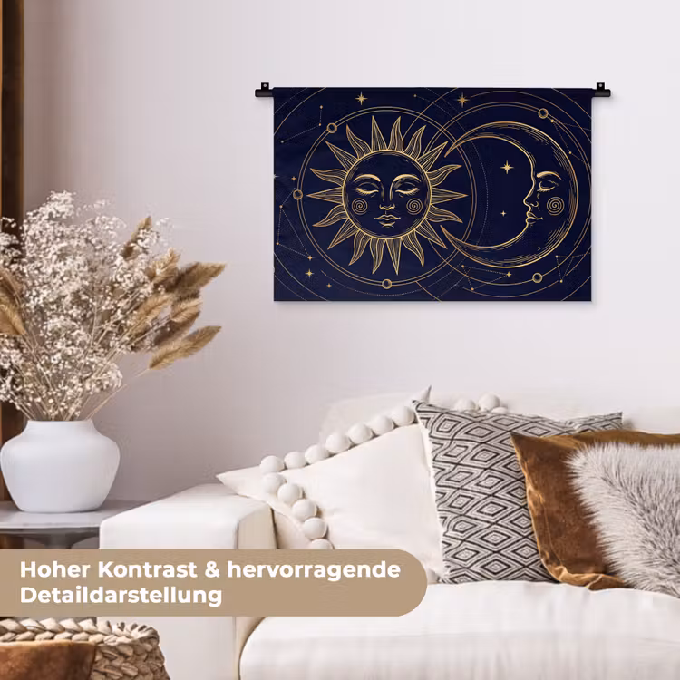 Wandteppich - Sonne – Mond – Astrologie — 6