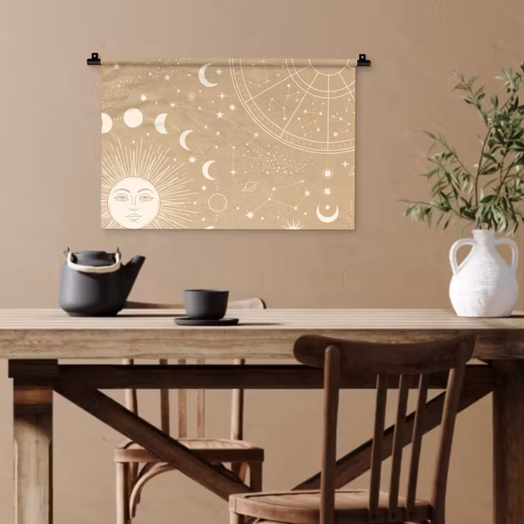 Wandteppich - Sonne – Mond – Sterne — 3