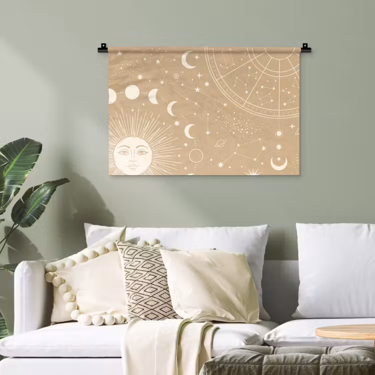 Wandteppich - Sonne – Mond – Sterne — 4