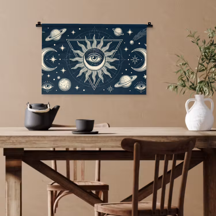 Wandteppich - Sonne, Mond, Sterne — 3