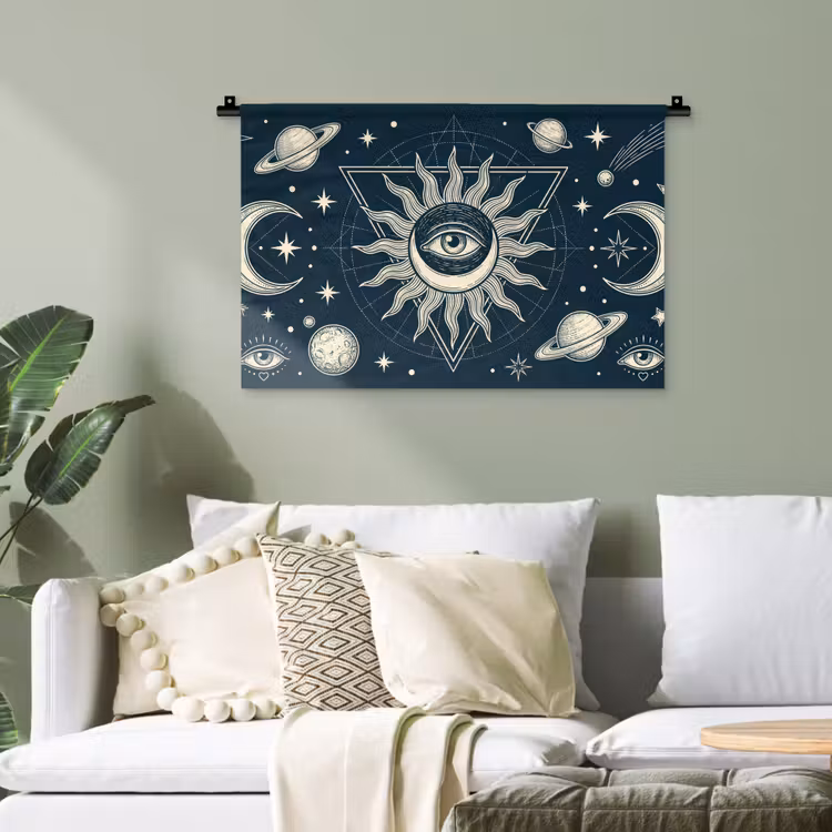 Wandteppich - Sonne, Mond, Sterne — 4