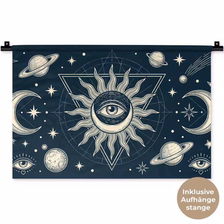 Wandteppich - Sonne, Mond, Sterne — 9