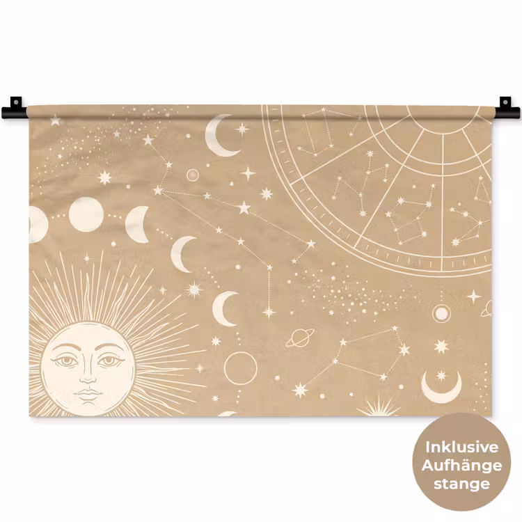 Wandteppich - Sonne – Mond – Sterne — 9