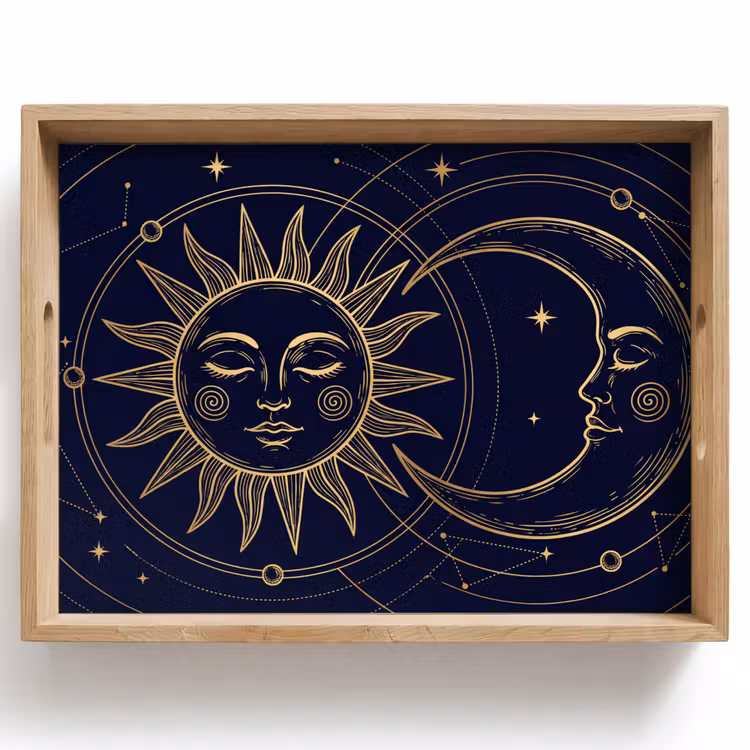 Tablett - Sonne – Mond – Astrologie — 1