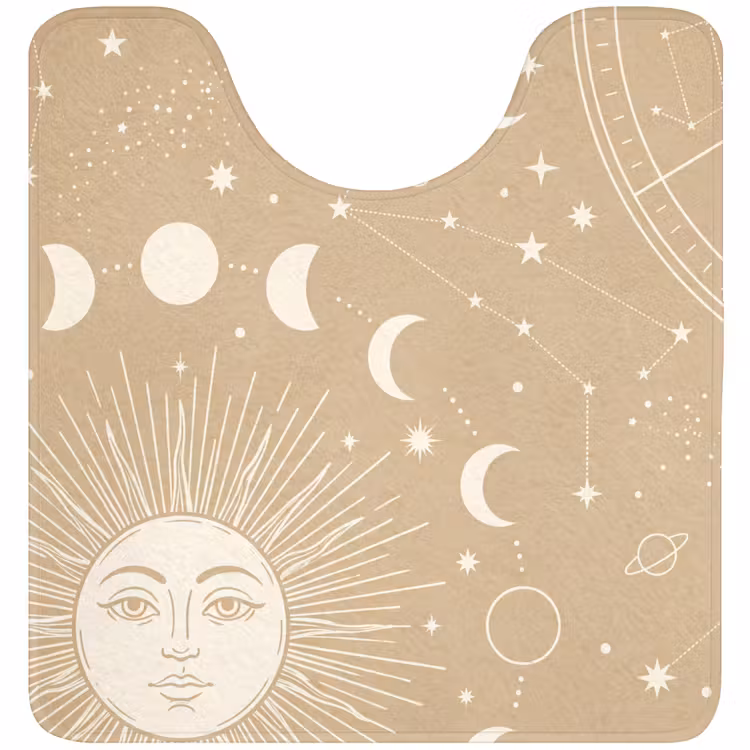 WC Vorleger - Sonne – Mond – Sterne — 1