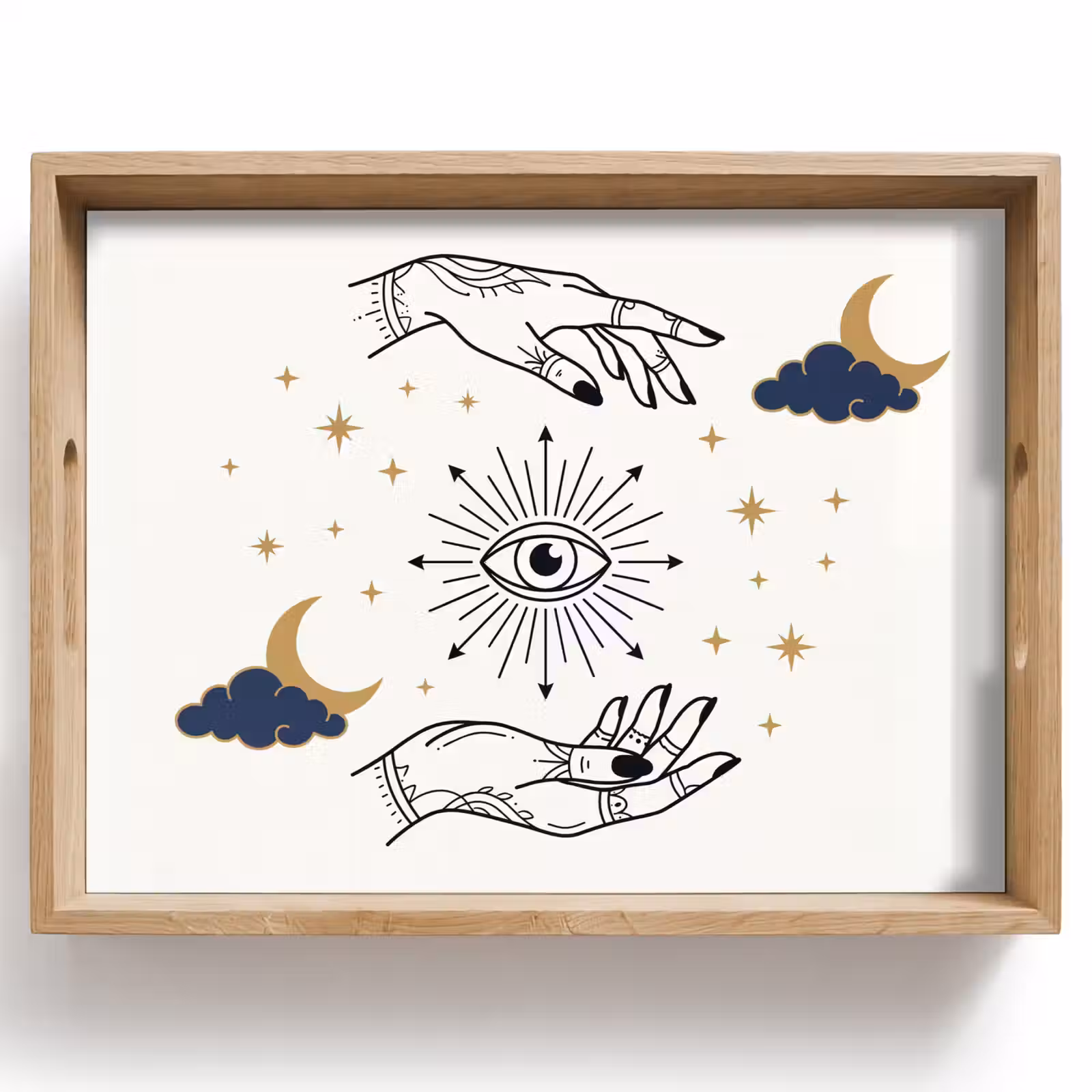 Tablett - Hände – Mystik – Symbole — 1