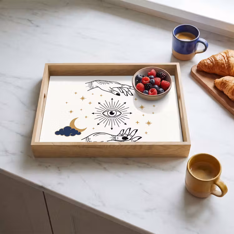 Tablett - Hände – Mystik – Symbole — 4