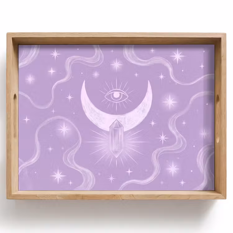 Tablett - Mond – Mystik – Lila — 1