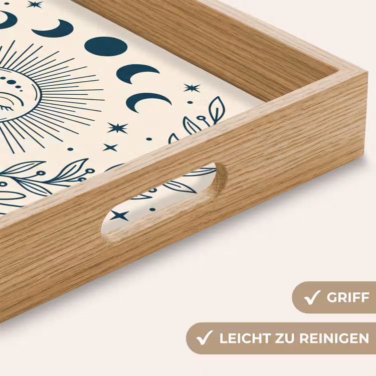 Tablett - Sonne-Mond-Illustration — 5