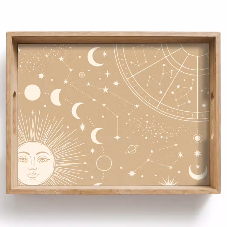 Tablett - Sonne – Mond – Sterne — 1