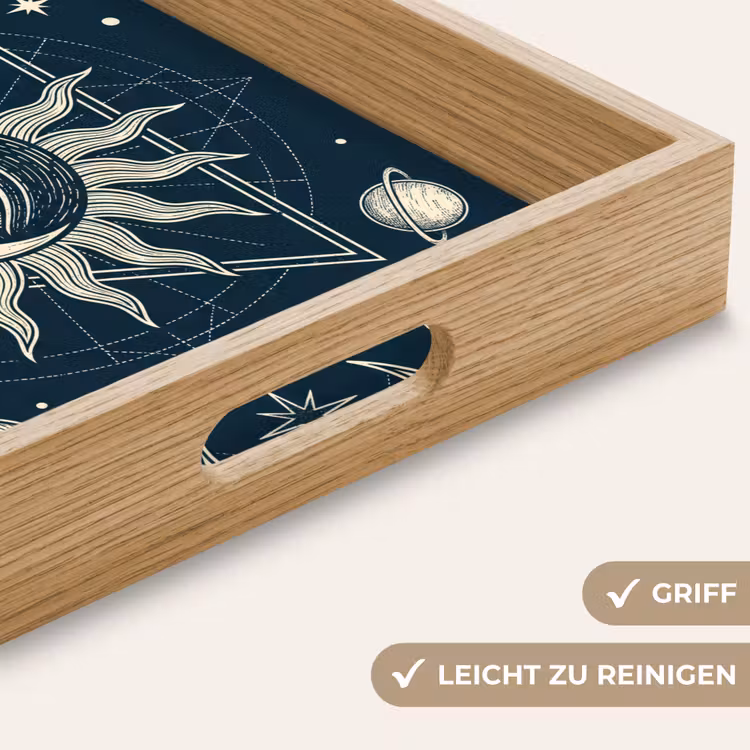 Tablett - Sonne, Mond, Sterne — 5