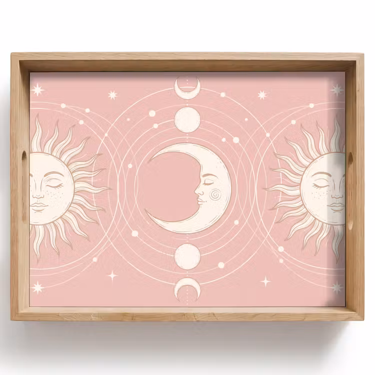 Tablett - Sonne – Sterne – Himmel — 1