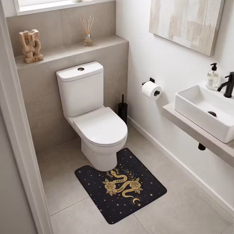 WC Vorleger - Schlange – Blumen – Mystik — 6