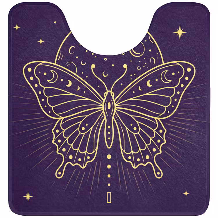 WC Vorleger - Schmetterling – Mond – Mystik — 1