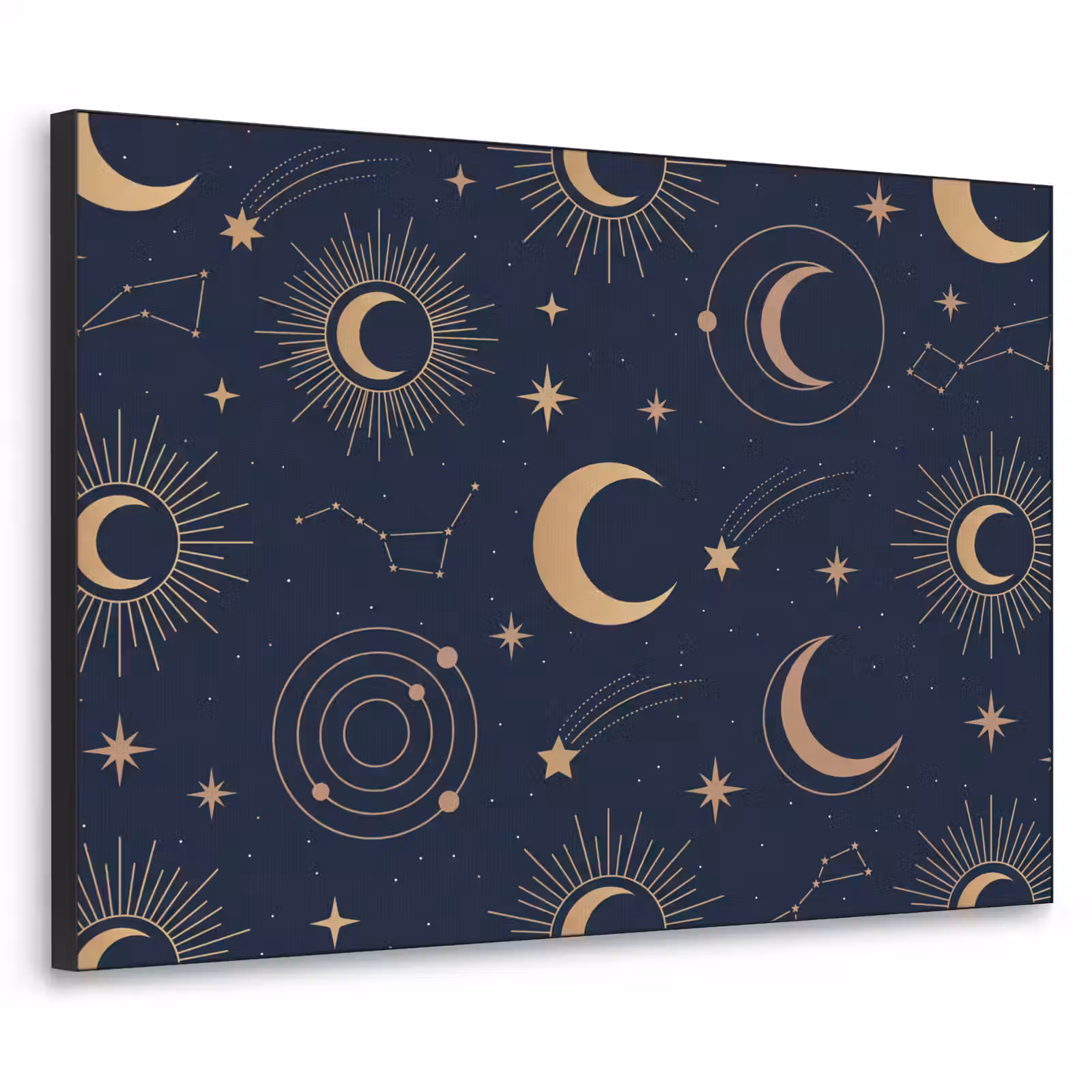 Art Frame - Mond – Sterne – Gold — 1