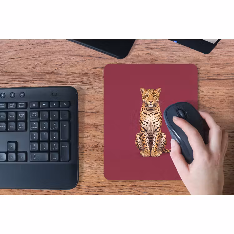 Mauspad - Katze – Tiere – Rot — 3