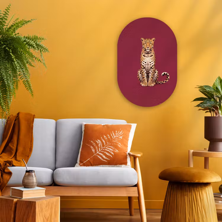 Forexbild Oval - Katze – Tiere – Rot — 2