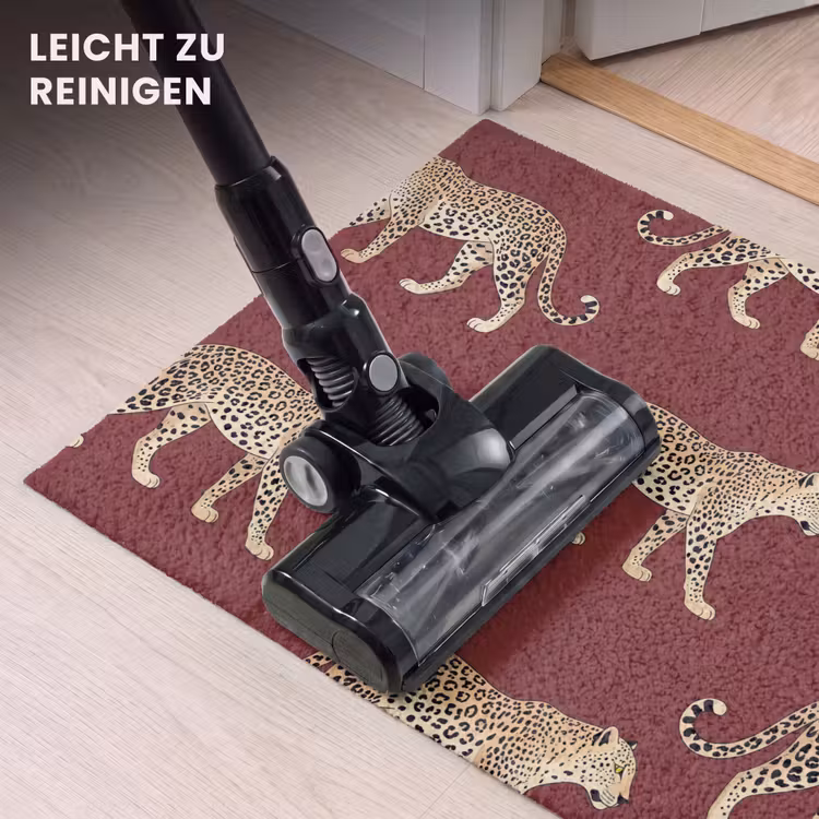 Fußmatte - Katzen – Muster – Rot — 9
