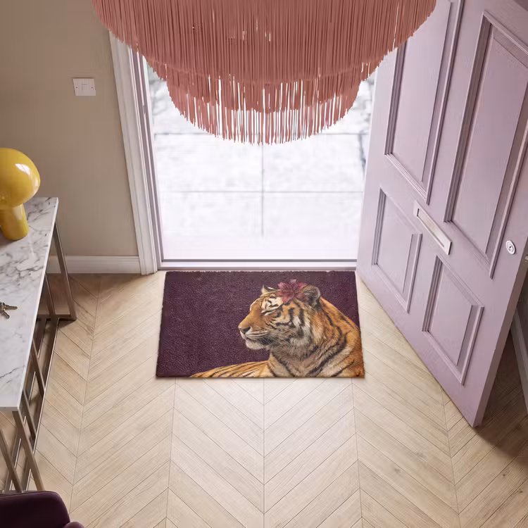 Fußmatte - Tiger – Blume – Tiere — 4