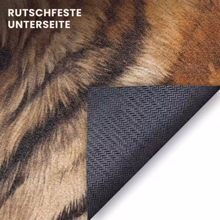 Fußmatte - Tiger – Blume – Tiere — 6