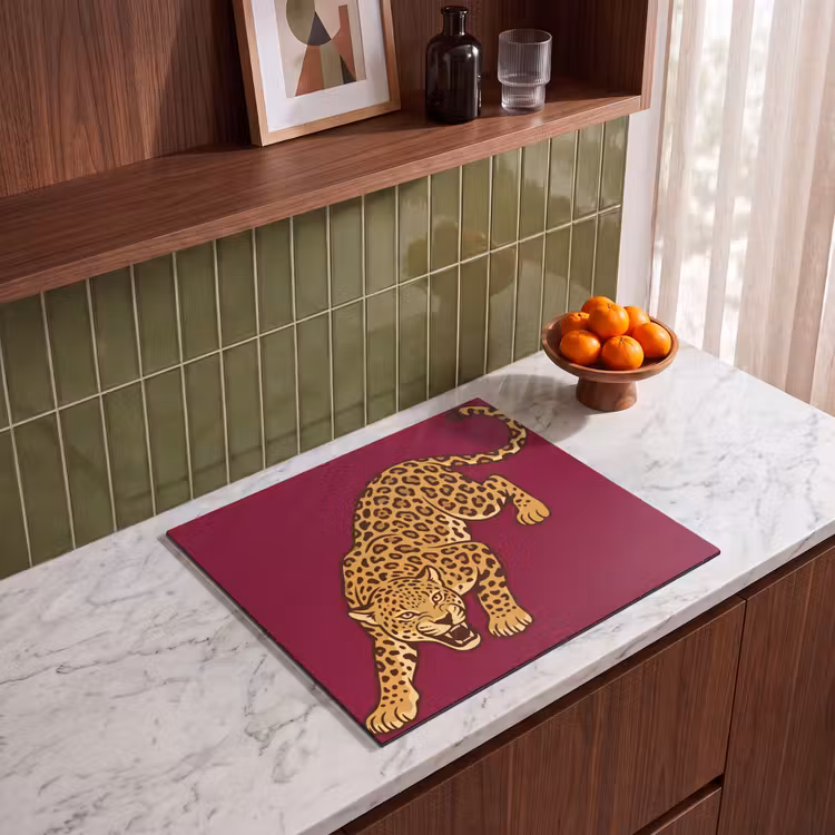 Herdabdeckplatte - Katze – Angriff – Tiere — 8