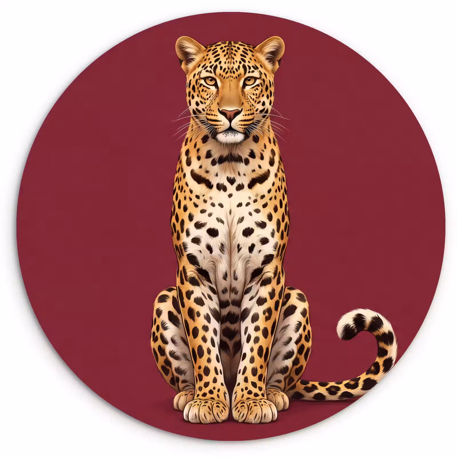 Forexbild Rund - Katze – Tiere – Rot — 1