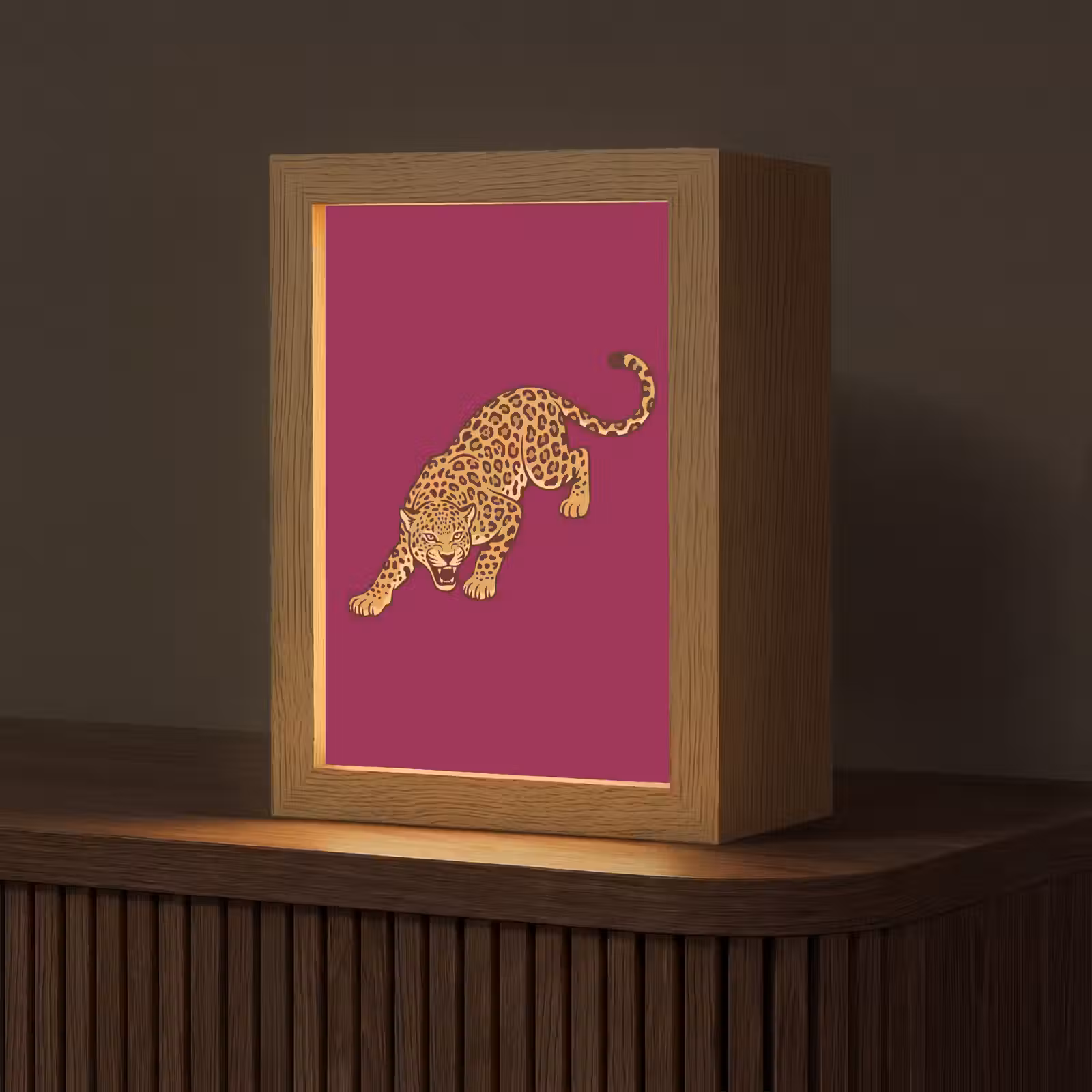 Personalisierte Lightbox - Katze – Angriff – Tiere — 1