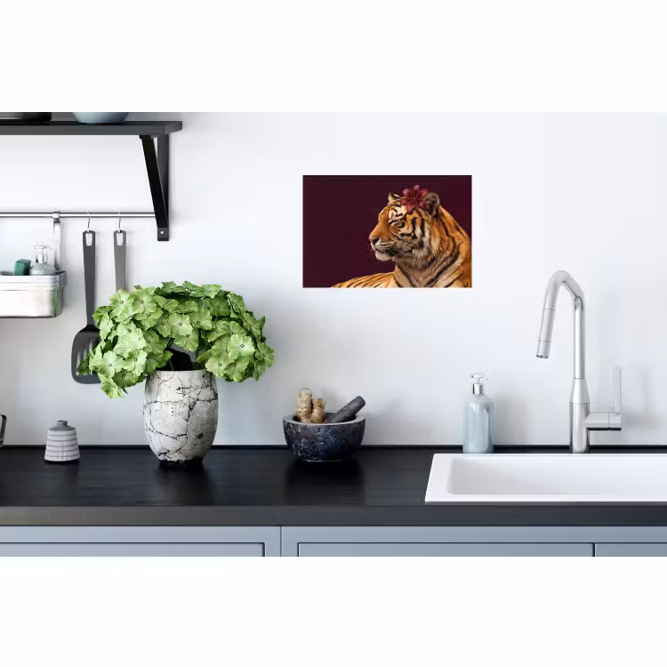 Wandtattoo – Tiger – Blume – Tiere — 2