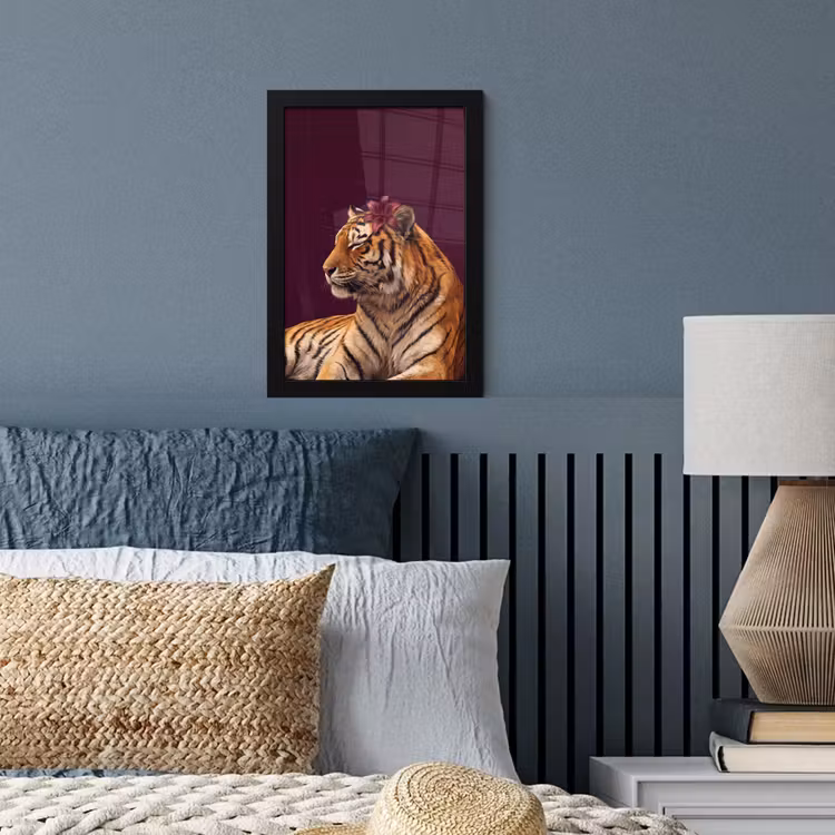 Bilder mit Rahmen - Tiger – Blume – Tiere — 3