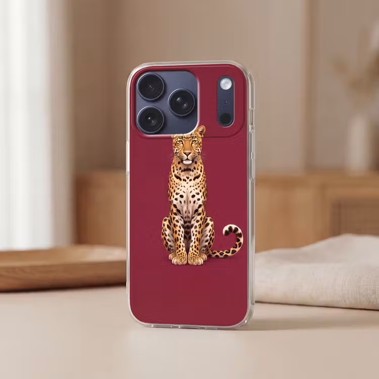 Handyhülle - Katze – Tiere – Rot — 3