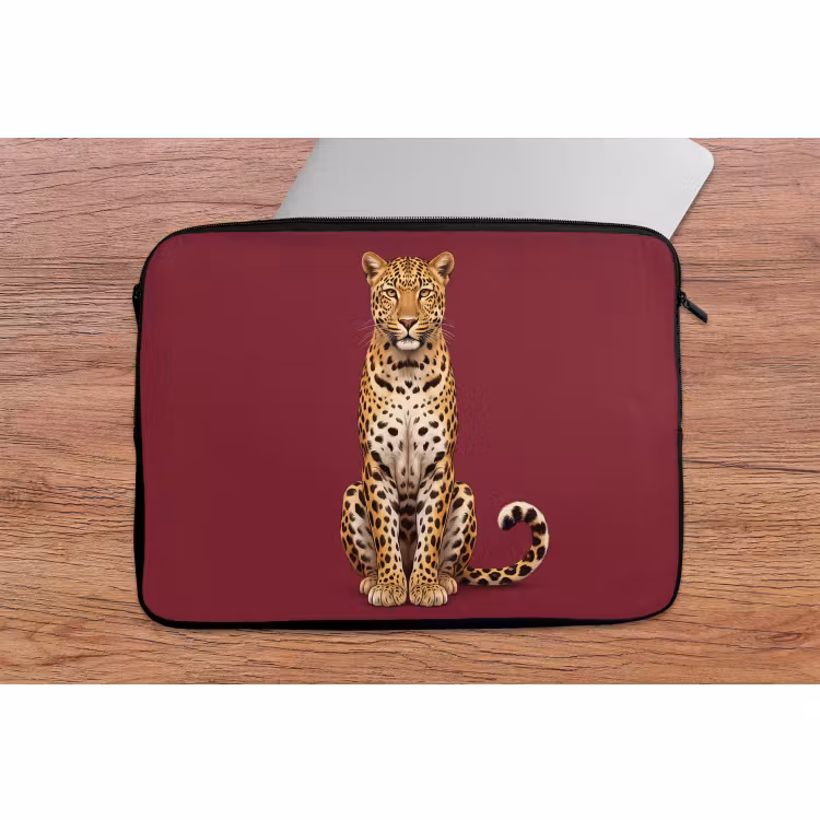 Laptop hülle - Katze – Tiere – Rot — 2