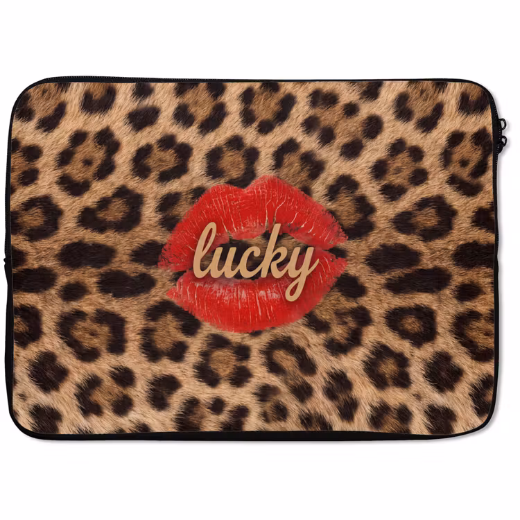 Laptop hülle - Tiermuster – Lippen – Rot — 1