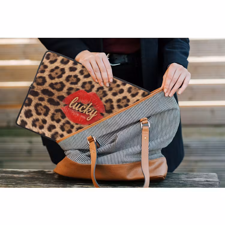 Laptop hülle - Tiermuster – Lippen – Rot — 4