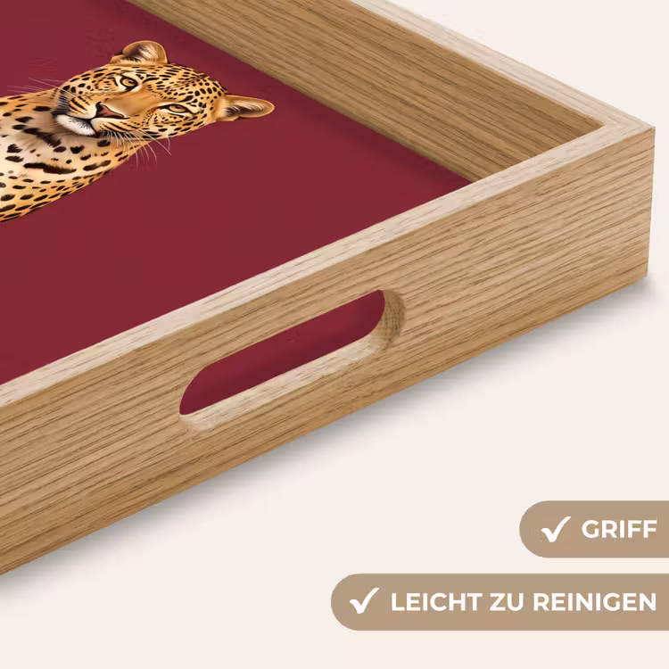 Tablett - Katze – Tiere – Rot — 5