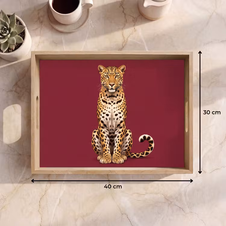 Tablett - Katze – Tiere – Rot — 9