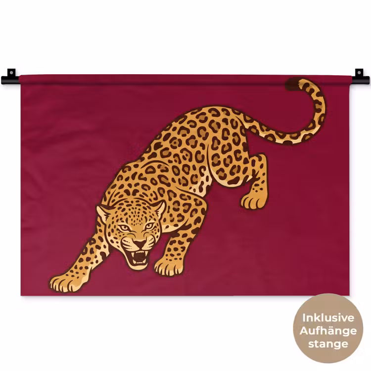 Wandteppich - Katze – Angriff – Tiere — 9