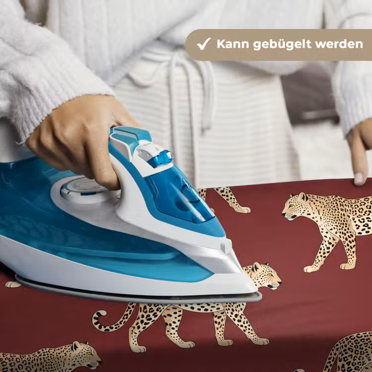 Wandteppich - Katzen – Muster – Rot — 10