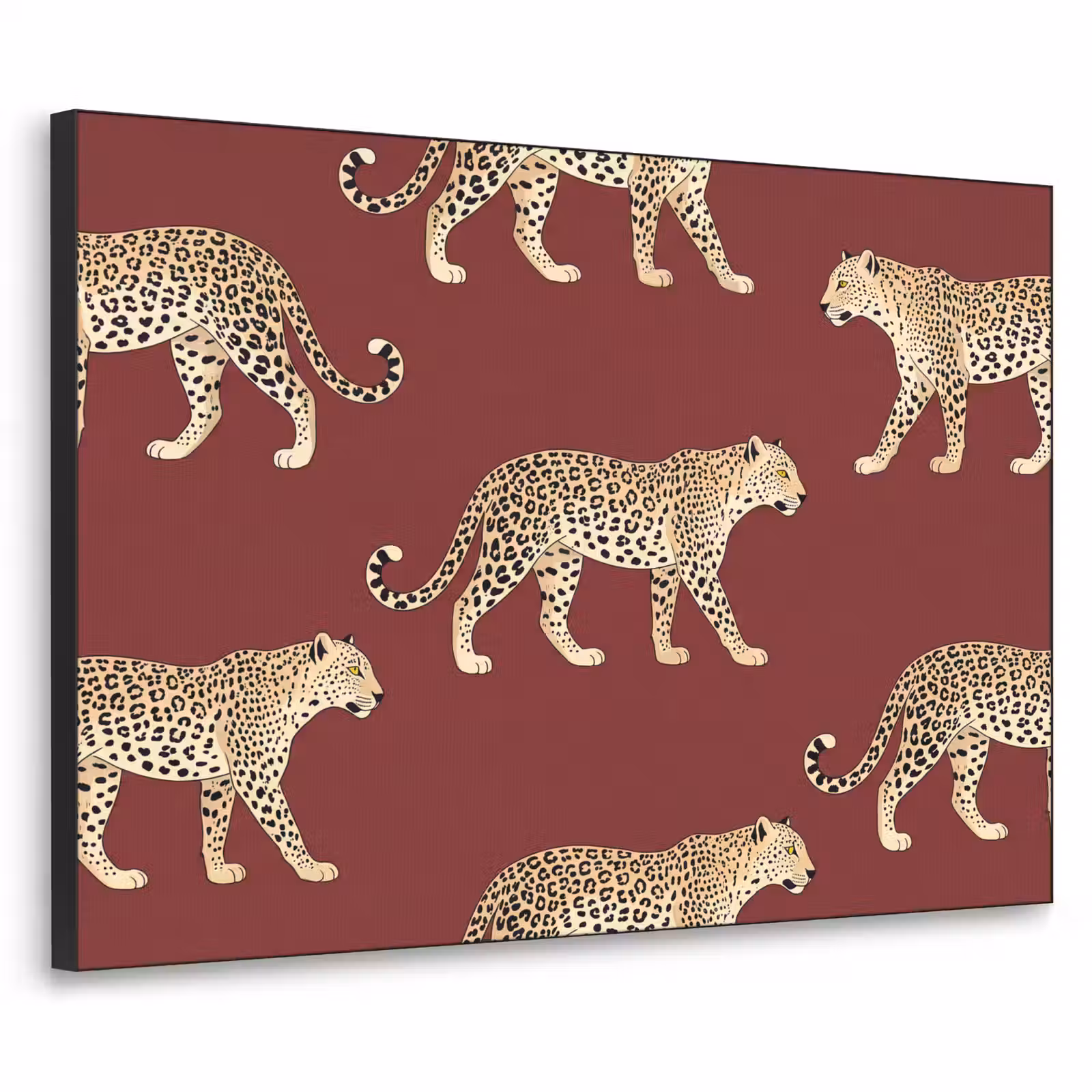 Art Frame - Katzen – Muster – Rot — 1
