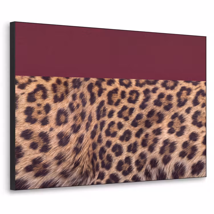 Art Frame - Fell – Muster – Bordeaux — 1