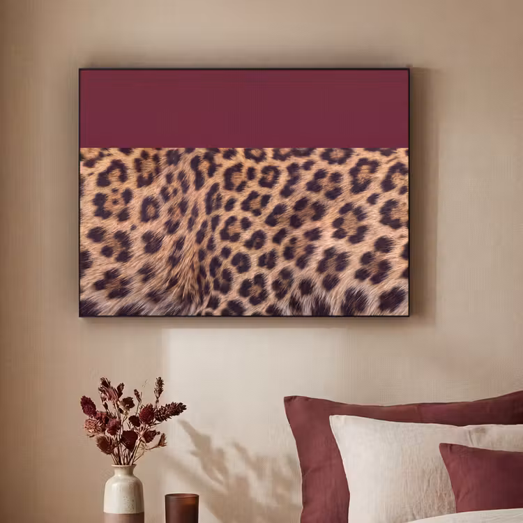 Art Frame - Fell – Muster – Bordeaux — 2