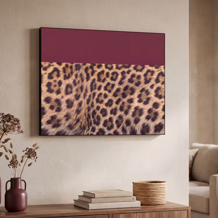 Art Frame - Fell – Muster – Bordeaux — 3