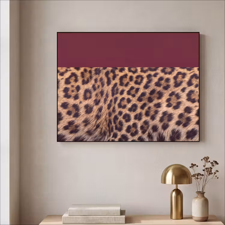 Art Frame - Fell – Muster – Bordeaux — 4