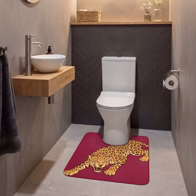 WC Vorleger - Katze – Angriff – Tiere — 2