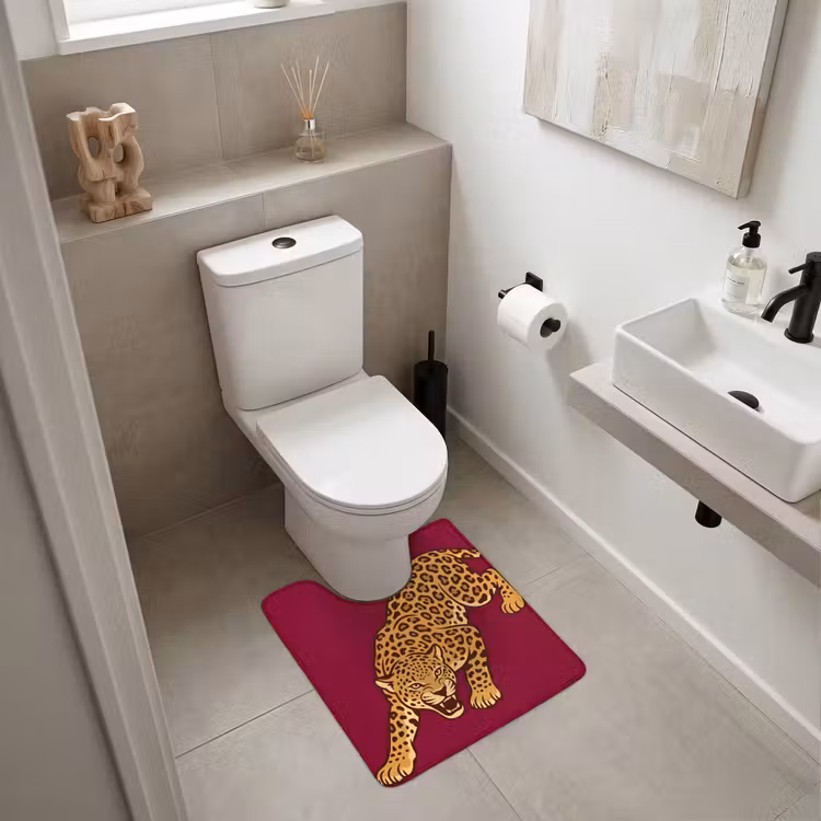 WC Vorleger - Katze – Angriff – Tiere — 6