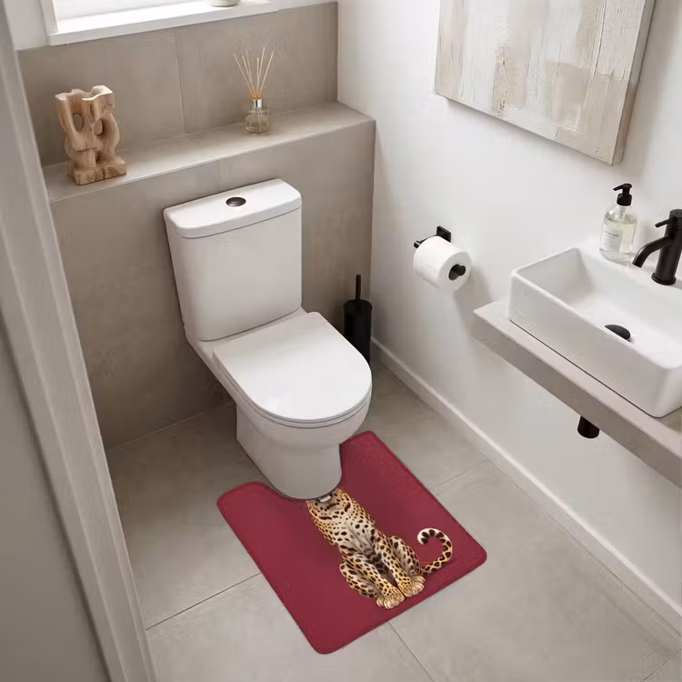 WC Vorleger - Katze – Tiere – Rot — 6