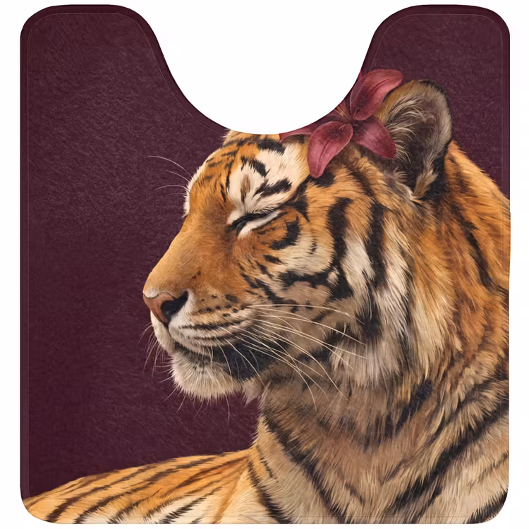 WC Vorleger - Tiger – Blume – Tiere — 1
