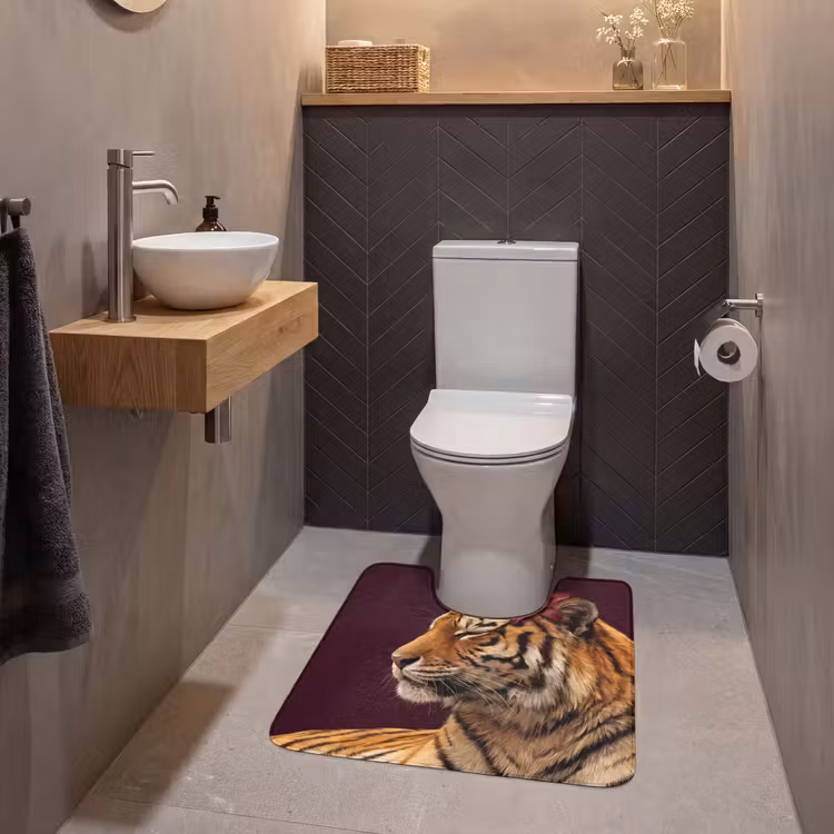 WC Vorleger - Tiger – Blume – Tiere — 2