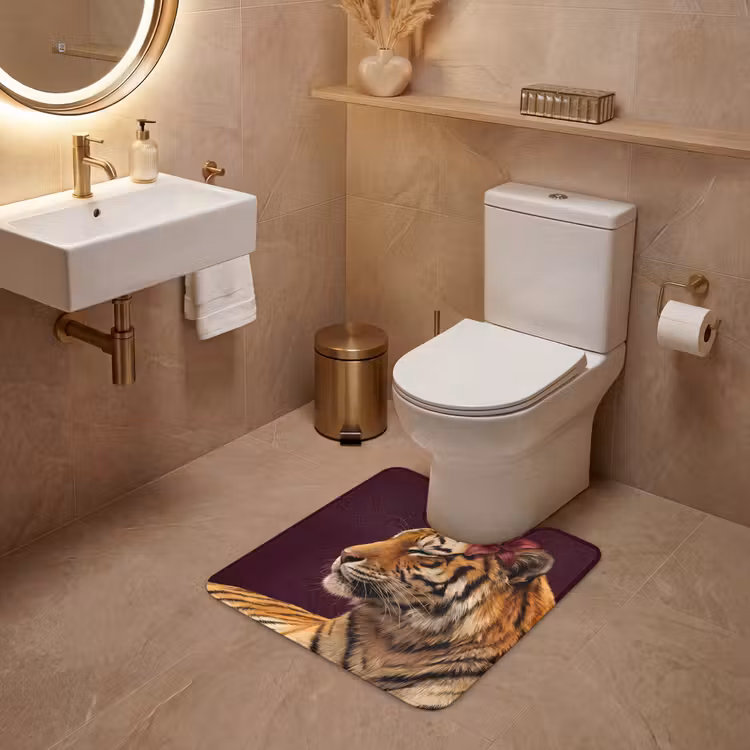 WC Vorleger - Tiger – Blume – Tiere — 4
